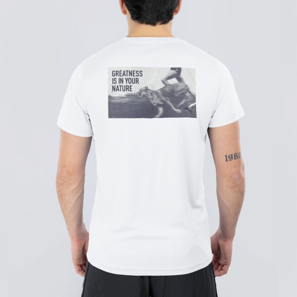 Puma Greatness Graphic T-Shirt - White