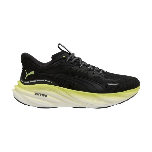 Men's Neutral Running Shoes Puma Magnify NITRO 3  Black/Sunny Lime 31104624