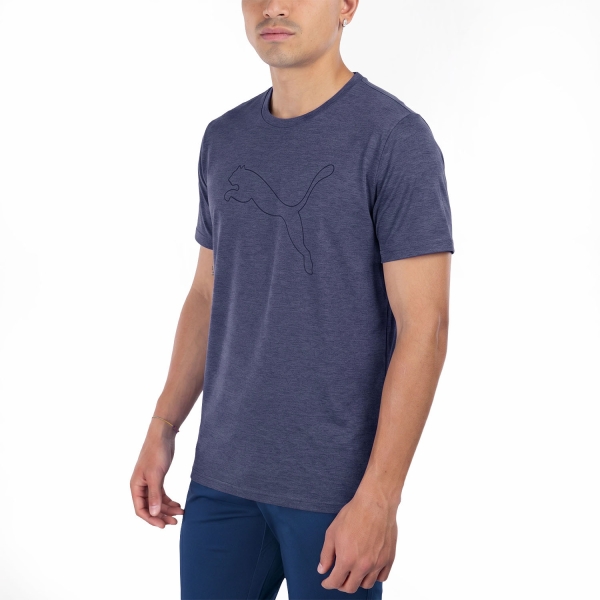 Men's Training T-Shirt Puma Tad Essential TShirt  Inky Depths Heather 52590735