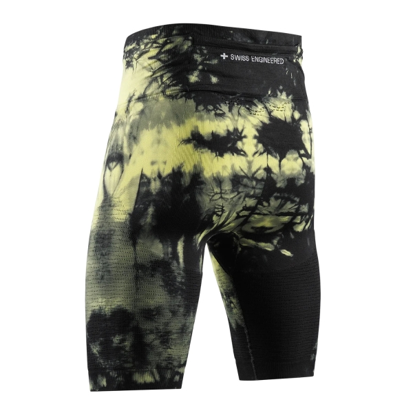 X-Bionic Effektor Graphic 9in Shorts - Tie Dye Electric Energy