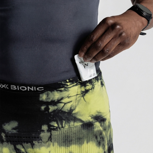 X-Bionic Effektor Graphic 9in Shorts - Tie Dye Electric Energy