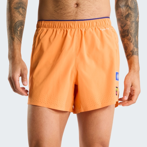 Men's Trail Running Shorts The North Face Summit Pacesetter Graphic 5in Shorts  Papaya NF0A8HW80TO