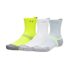 Under Armour ArmourDry Cushion x 3 Socks - Blue Fog/White/Reflective
