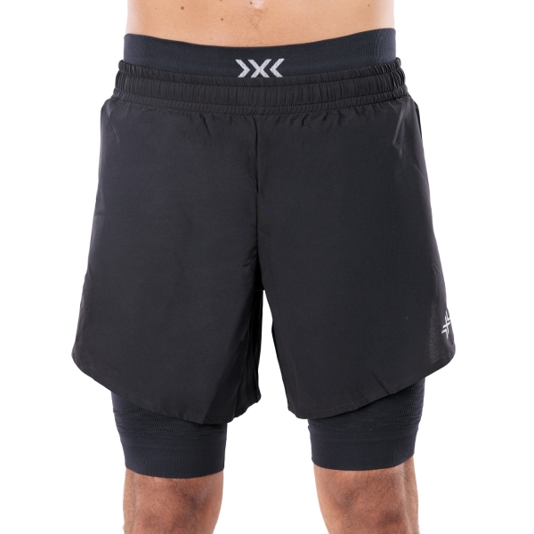 Pantalones Cortos Trail Running Hombre XBionic Effektor 2 in 1 6.5in Shorts  X Black R520S25MB132