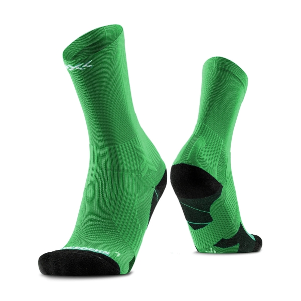 Socks XBionic Run Perform Crew Socks  Voltage Green RQPMS26ME311