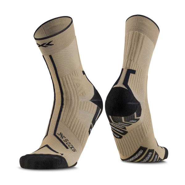 Socks XBionic TerraSkin Expert Crew Socks  Sand/Dark Sand RQXTS25MM101