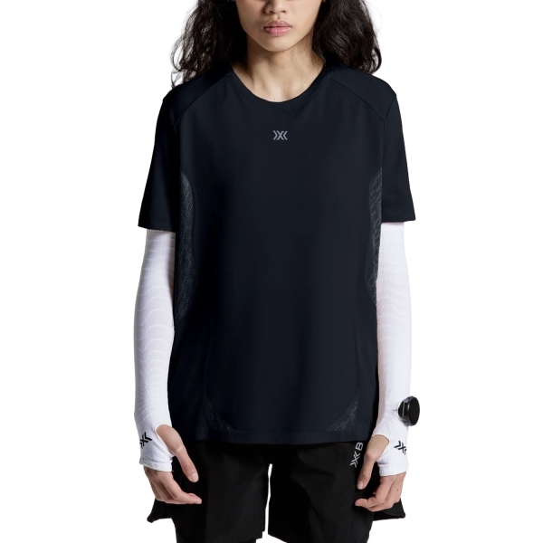 Women's Short Sleeve Shirts Trail Running XBionic Xceed Run Discover TShirt  X Black R2AAS26WB120