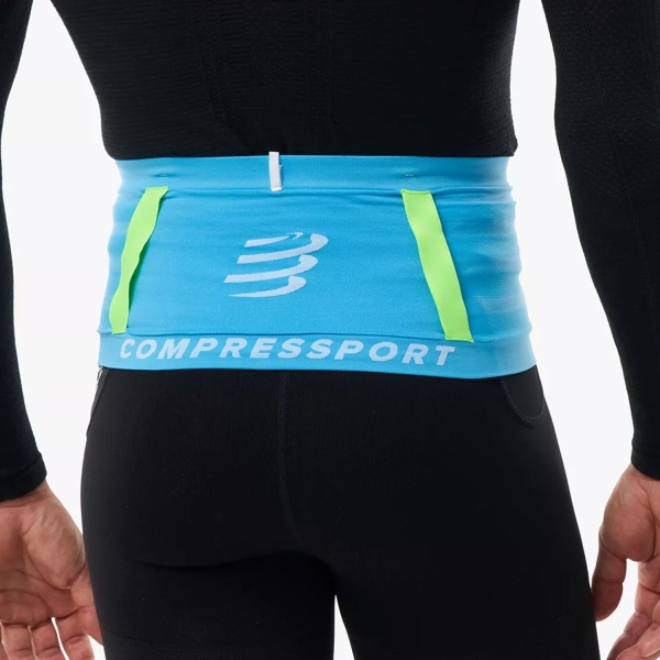 Compressport Free Pro 2.0 Belt - Norse Blue/Neon Green