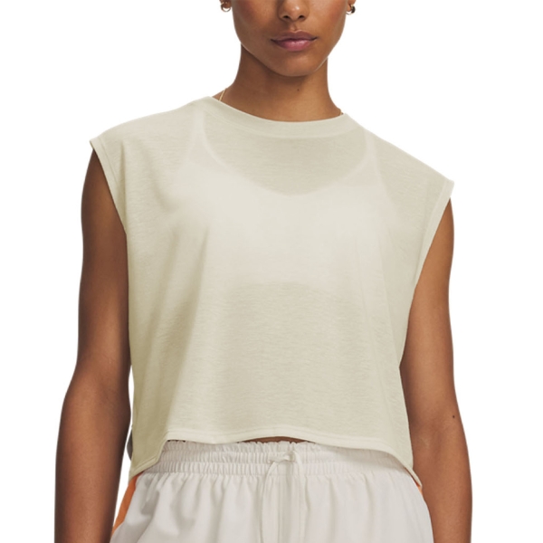 Women's Running Tank Under Armour HB Run Aeris Tank  Summit White/Reflective 60164890110