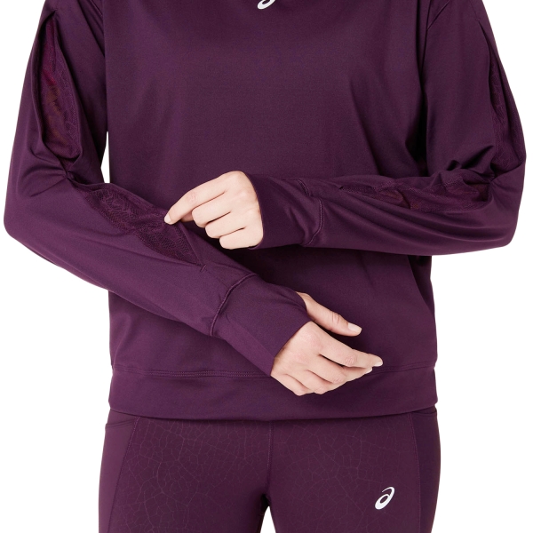 ASICS Nagino Winter Camisa - Dark Aubergine