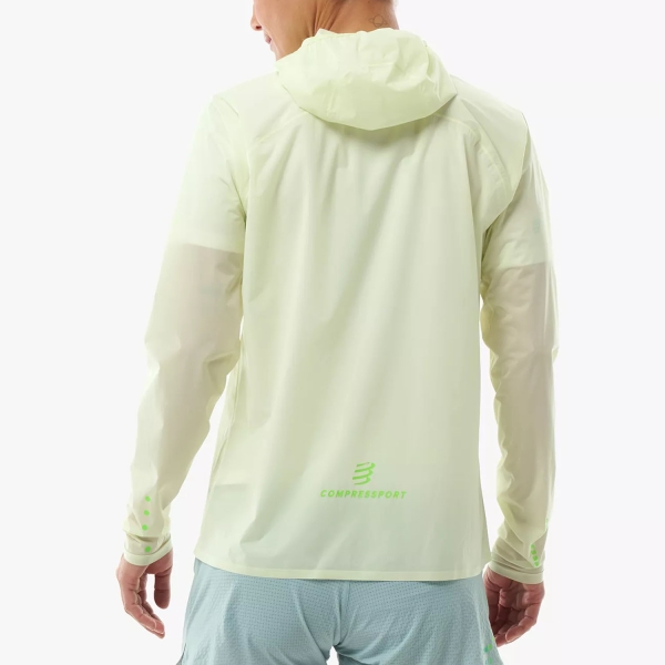 Compressport Hurricane Waterproof Jacket - Lime