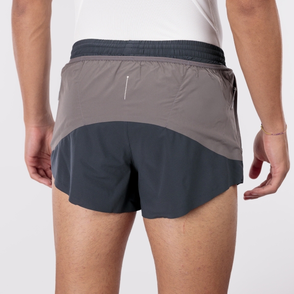 adidas Run X Hermanos Koumori 3in Shorts - Night Grey/Charcoal
