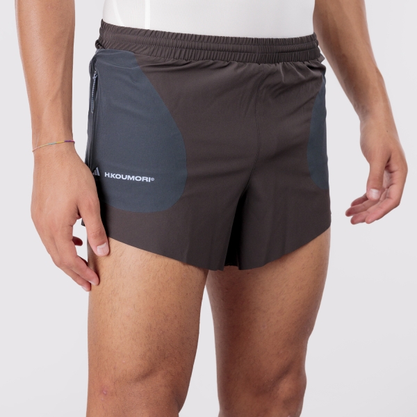 Men's Running Shorts adidas Run X Hermanos Koumori 3in Shorts  Night Brown/Night Grey KX97903in