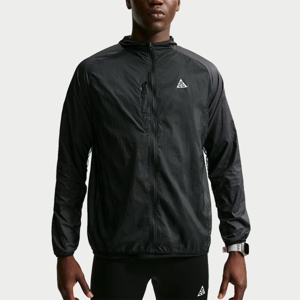 Men's Trail Running Jackets Nike ACG Aireez UV Jacket  Black/Summit White IF2104010