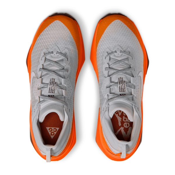 Nike ACG Zegama Trail GTX - Light Silver/Summit White/Safety Orange
