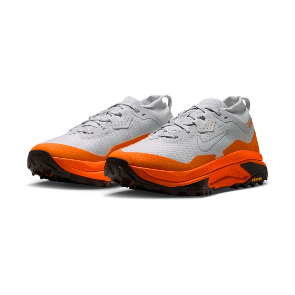 Nike ACG Zegama Trail GTX - Light Silver/Summit White/Safety Orange
