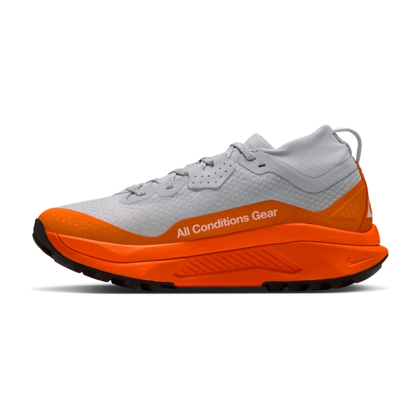 Nike ACG Zegama Trail GTX - Light Silver/Summit White/Safety Orange