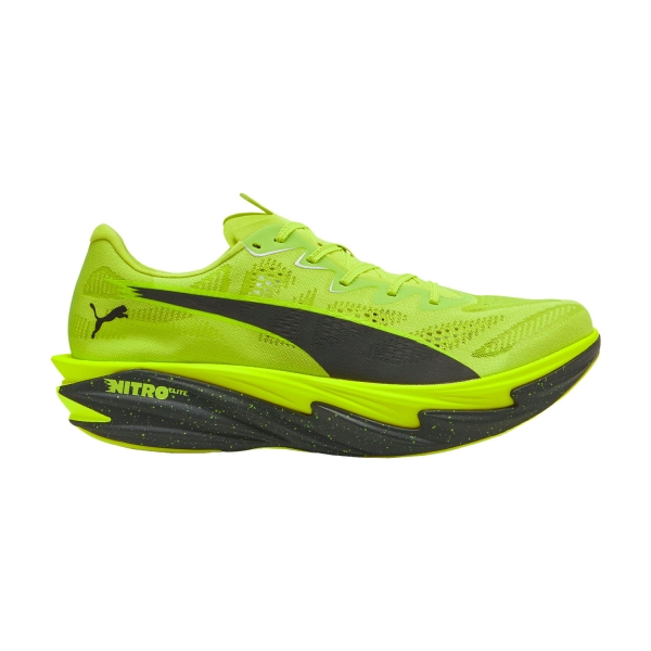 Men's Performance Running Shoes Puma Deviate NITRO Elite 4  Sunny Lime/Black 31212710