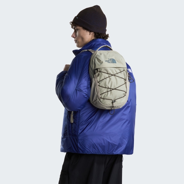 The North Face Borealis Mini Backpack - Stone Slab/Dark Chestnut/Asphalt Grey