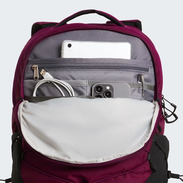The North Face Borealis Backpack - Burgundy Crush/TNF Black