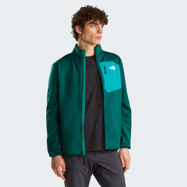 The North Face Crest Jacket - Pacific Teal/TNF Black