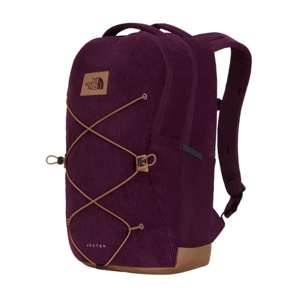The North Face Jester Pro Backpack - Deep Burgundy/Leather Brown
