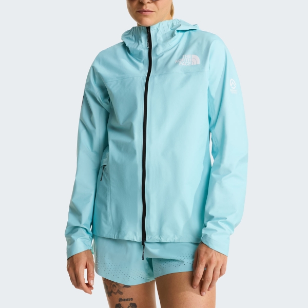 Women's Trail Running Jacket The North Face Summit Superior FUTURELIGHT Graphic Jacket  Canal Blue NF0A8HW28EB