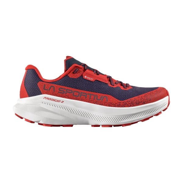 Men's Trail Running Shoes La Sportiva Prodigio 2 GTX  Night Sky/Mountain Red ZFRS121B46R24