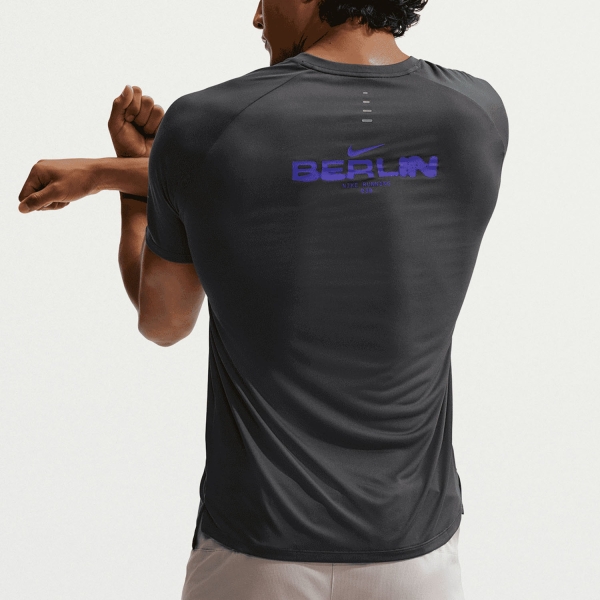 Nike City Marathon Stride Berlin T-Shirt - Anthracite