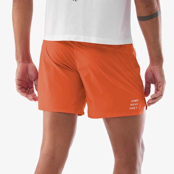 Compressport Performance 5in Shorts - Tigerlily