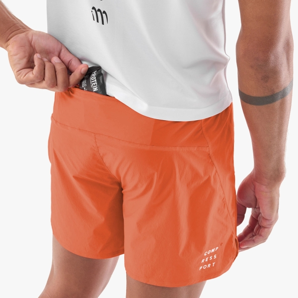 Compressport Performance 5in Shorts - Tigerlily
