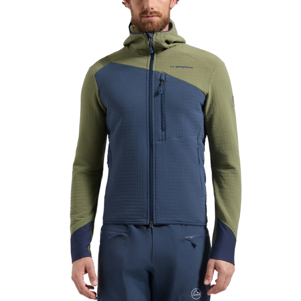 Men's Outdoor Jacket and Shirt La Sportiva Bristen Thermal Jacket  Night Sky/Cypress ZAMF019B46E47